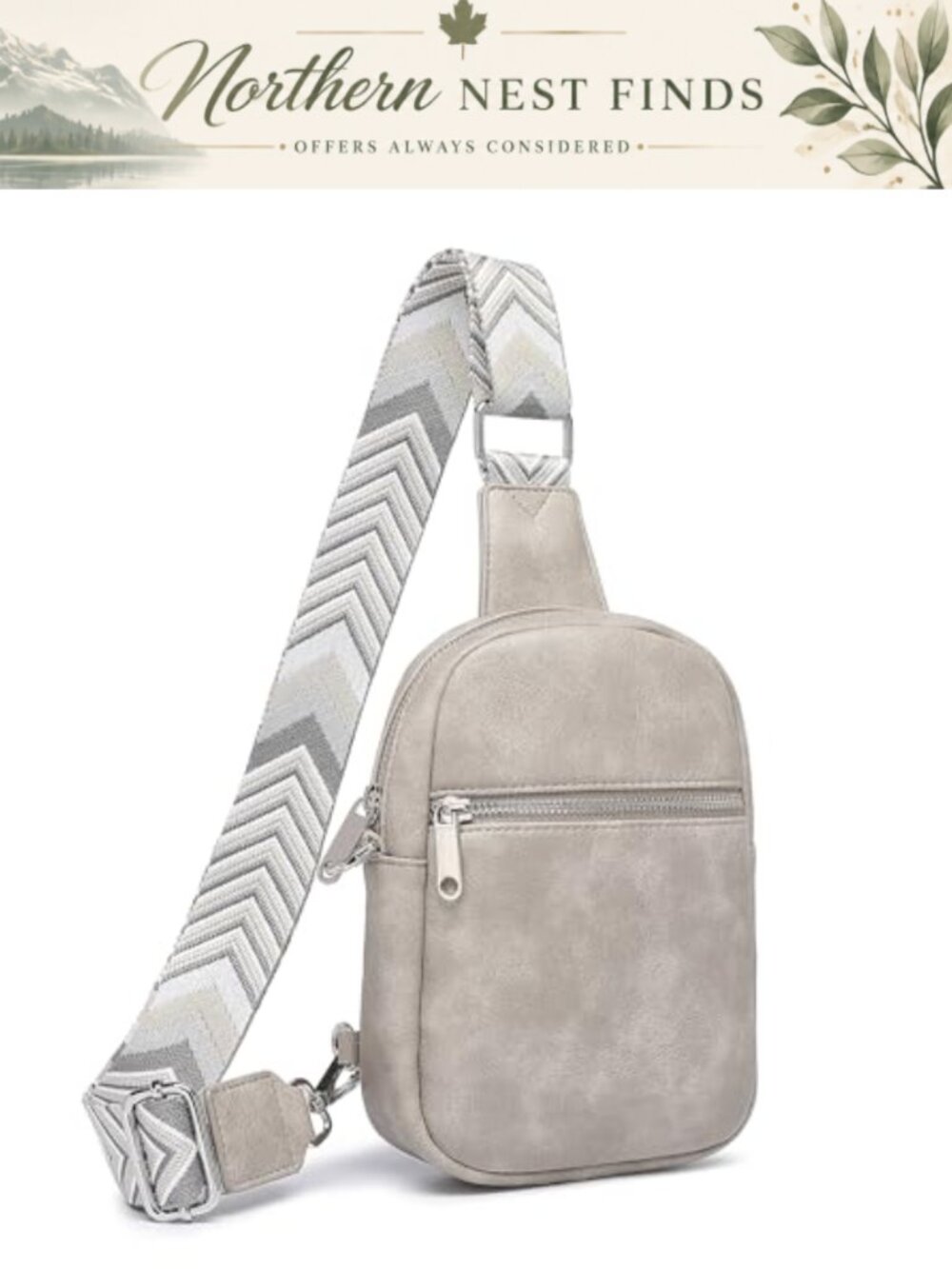 Anti Theft Crossbody Bag Faux Leather RFID Lock Sling Travel Purse